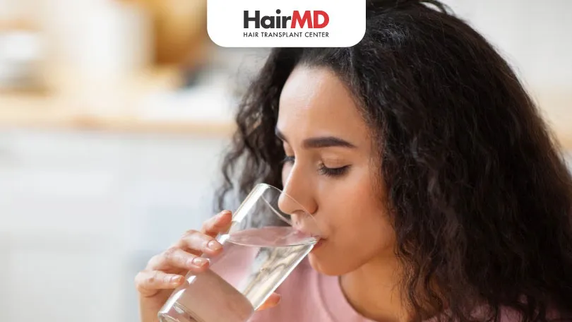 Does Drinking hot water cause hair loss ?