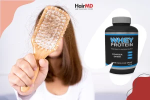 Hair loss due to whey protein