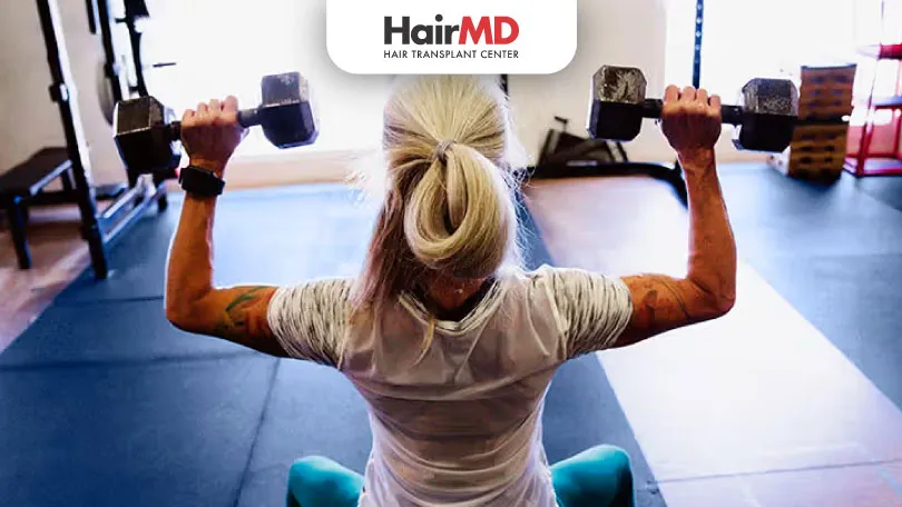 Connection Between Gyming and Hair Loss