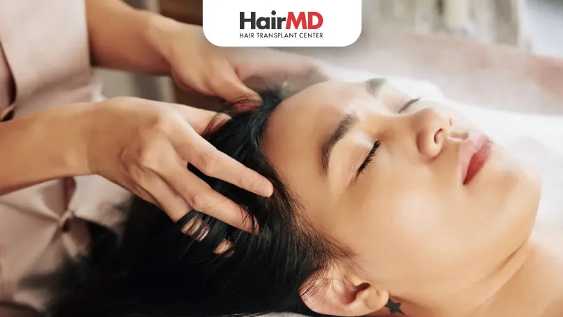 Scalp Massage stop hair fall